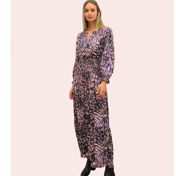 Dresses & Skirts - Atelier purple mist long Sleeve Maxi dress